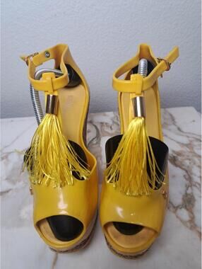 Melissa Peace Amarela Wedge Jelly High Size 7